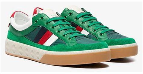 gucci sneakers green bottom